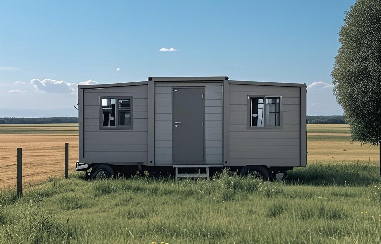 old bull expandable container house