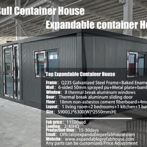 top expandable container house