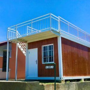 Detachable two-story container house