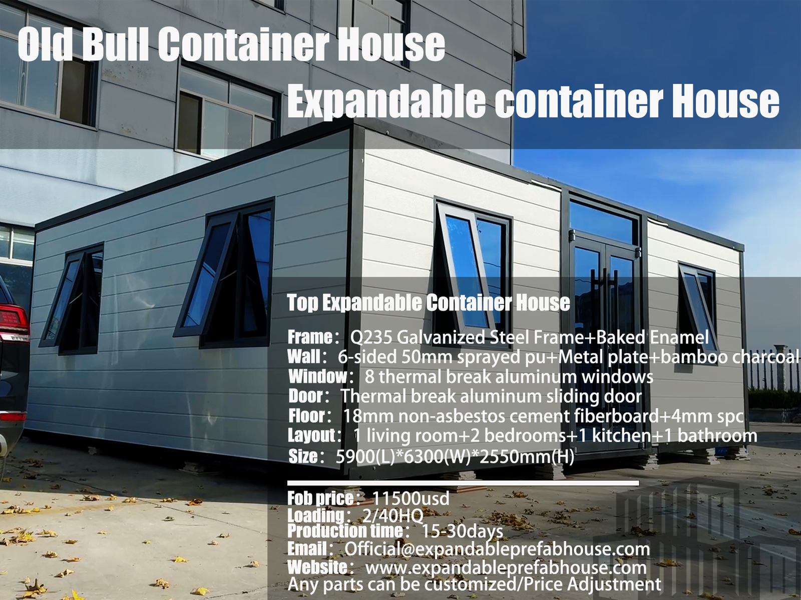 20ft top expandable houses